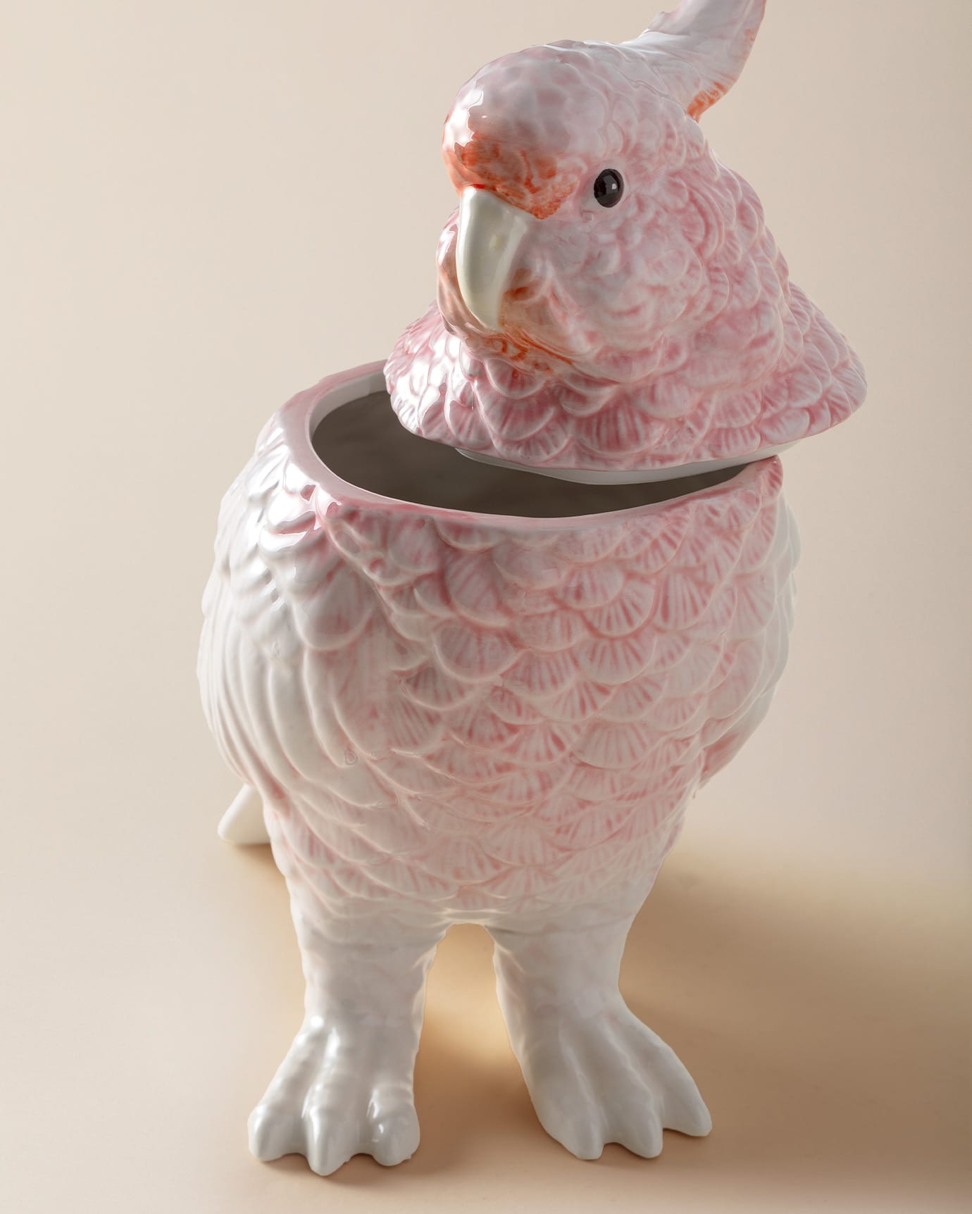 Elegant Dusty Pink Decorative Figurine - Modern Home Accent