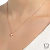 Premium 925 Sterling Silver North Star Necklace