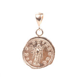 Premium 925 Sterling Silver Ancient Roman Caesar Medallion Pendant