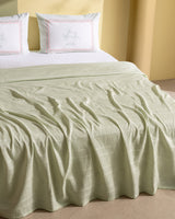 100% Cotton Single Bedding Set - Breathable Pique Weave
