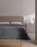 King Size 100% Ranforce Cotton Solid Duvet Cover