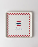 Plastic Square Serving Tray - Contemporary & Easy Care Design