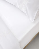 Rodez Double Bedspread Set - White Coastal Quilt Coverlet Bedding