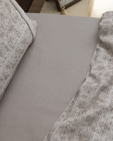 100% Cotton King Size Duvet Cover Set - Crepe Print Design