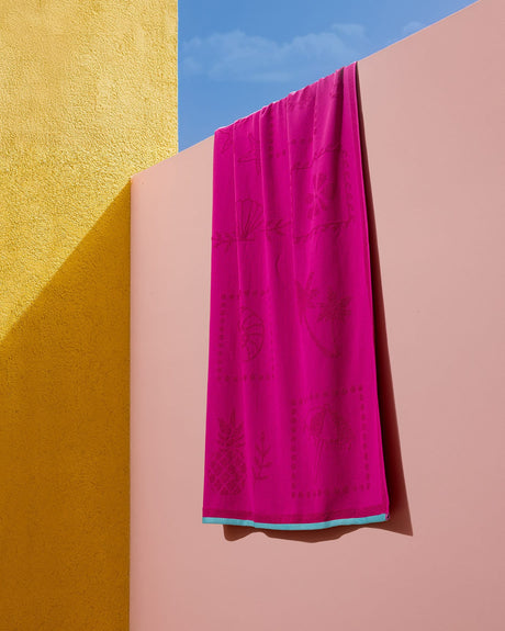 Premium Cotton Beach Towel - Ultra Soft & Absorbent