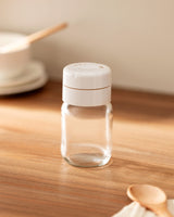 Airtight Glass Spice Jar 190ml - Small Food Storage Container for Herbs & Seasonings