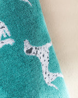 100% Cotton Face Towel - Dalmatian Yarn-Dyed Pattern