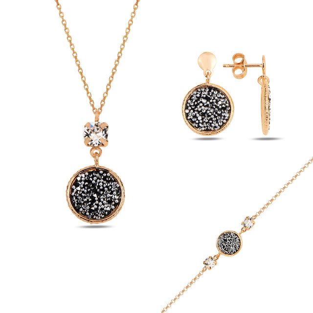 World-Inspired Circular Jewelry Set - Modern & Unforgettable