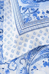 Bellance Blue 100% Cotton Double Duvet Cover Set