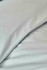 Back To Basic Blue 100% Cotton Double Duvet Cover Set