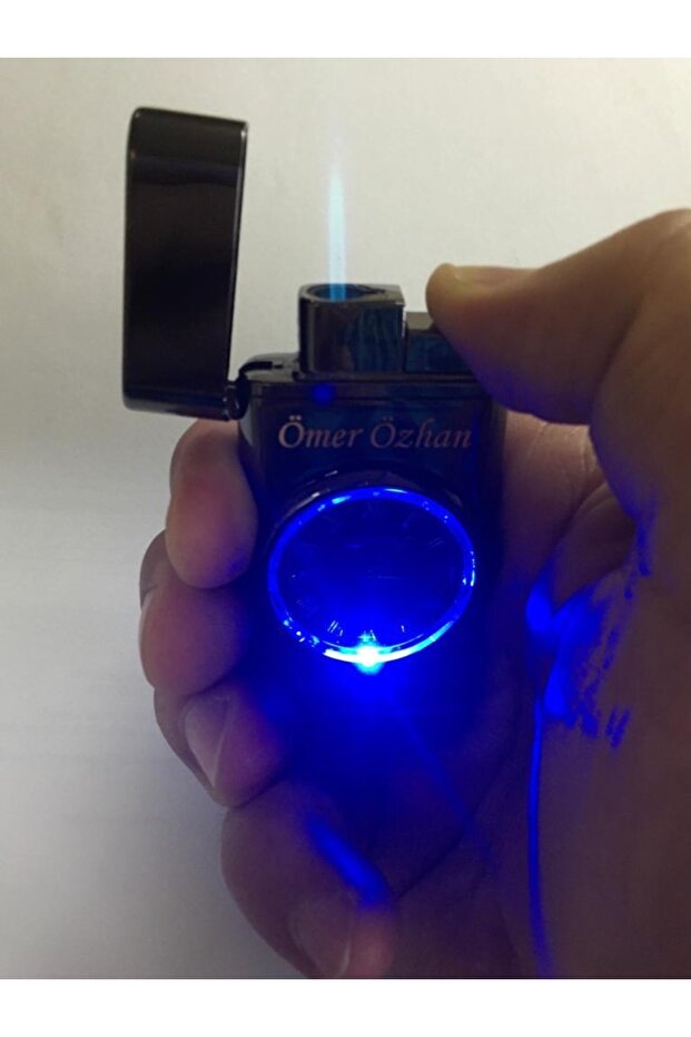 Personalized Watch Lighter with Torch Flame - Boxed Gift
