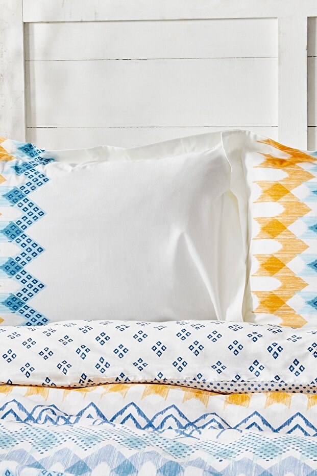 Ethnico 100% Cotton Double Size Duvet Cover Set