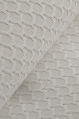 Eco-Friendly Bamboo Jacquard Double Quilt - 200x230 cm White