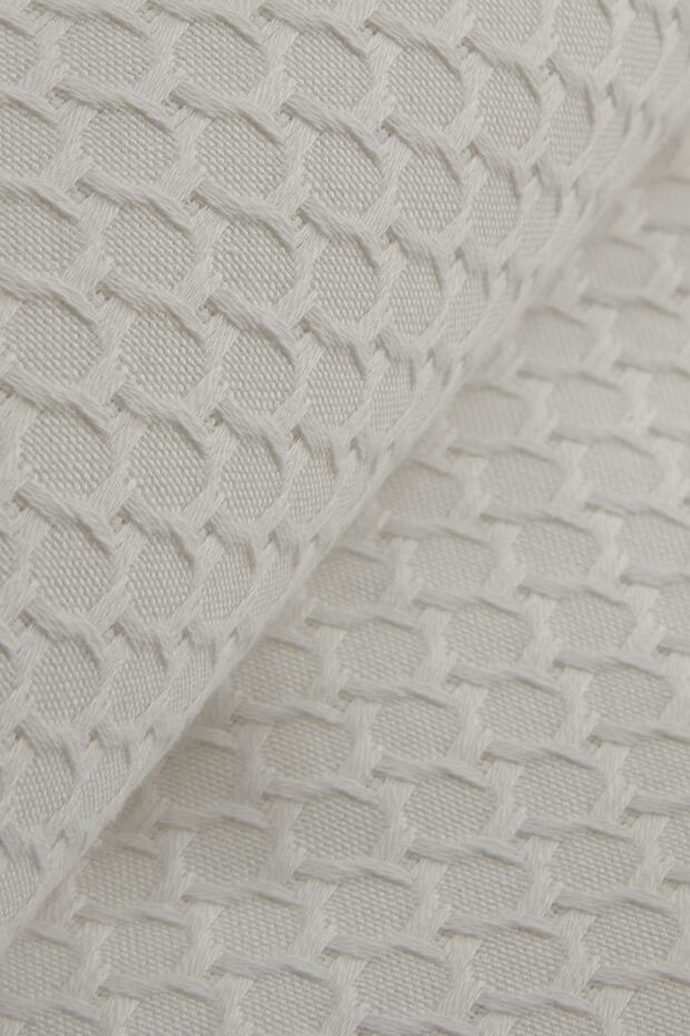 Eco-Friendly Bamboo Jacquard Double Quilt - 200x230 cm White