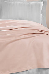 Anders Double Bamboo Cotton Pike - Powder Pink, 200x220 cm