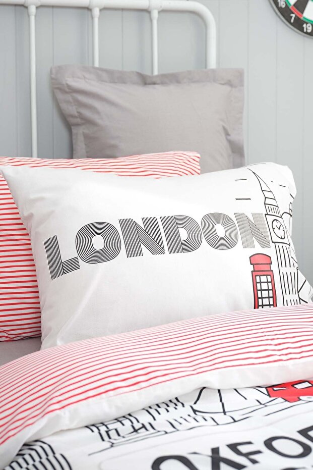 Young London 100% Cotton Single Duvet Cover Set