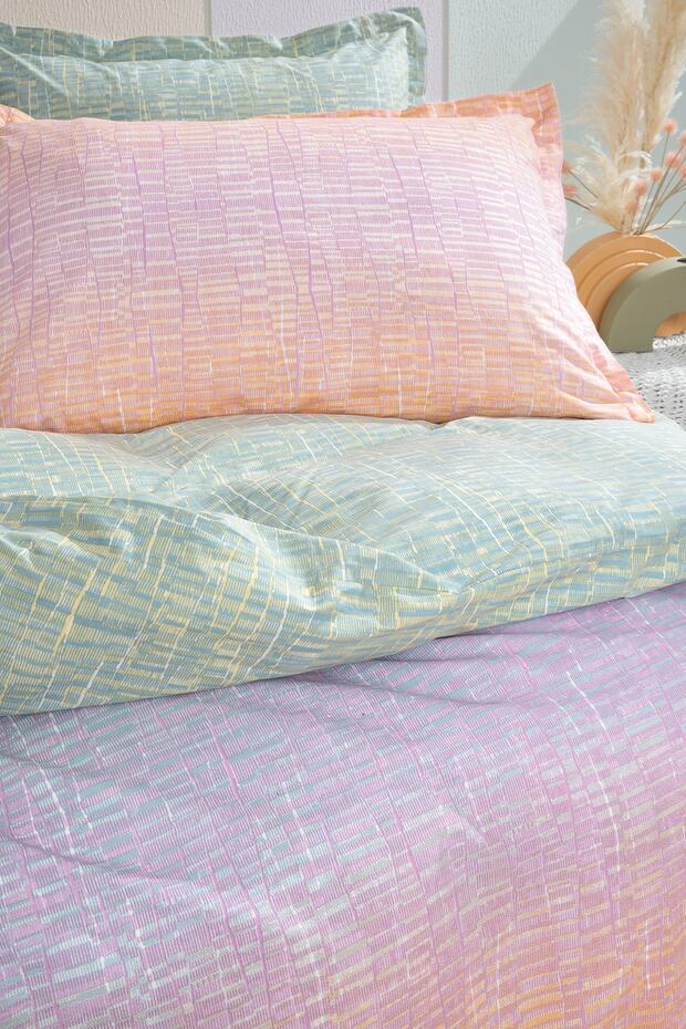 Mello Single Ombre 100% Cotton Ranforce Duvet Cover Set