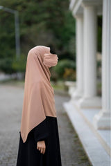 Medina Zijde Hijab - Grote Melk Koffie