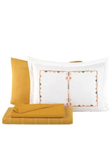 Marcia Modern Double Cotton Duvet Cover Set - 6 Pieces