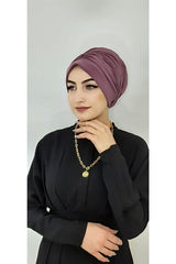 Polyester Lilac Turban - Stylish & Durable Headwrap