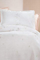 Ember Double Pique Set - 100% Cotton with Elegant Floral Design
