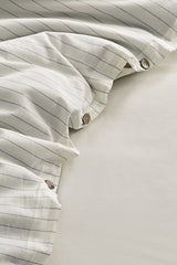 Easy Refine Double Duvet Cover Set - Washed Yarn-Dyed