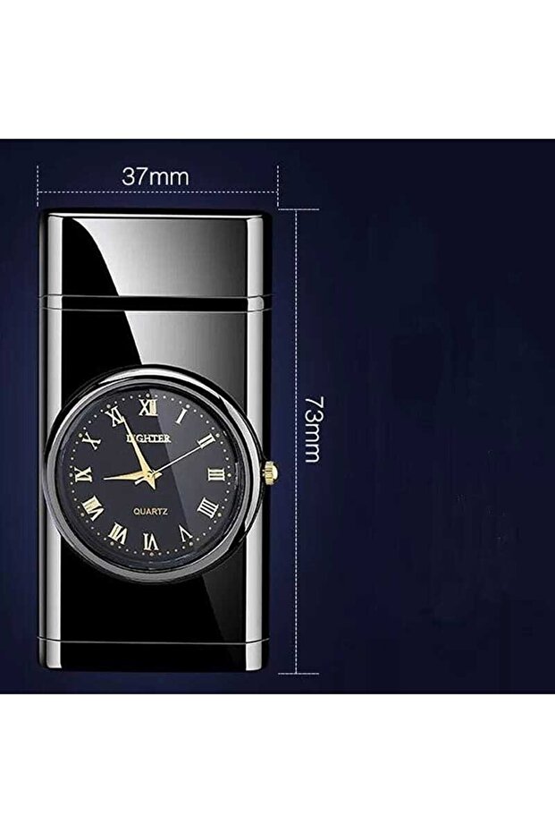 Personalized Watch Lighter with Torch Flame - Boxed Gift