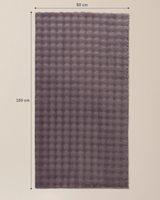 Premium Polyester Area Rug - Distinctive Bubble Texture Design