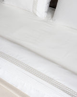 100% Cotton Double Pique Set - Elegant Embroidered Design