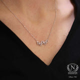 Premium Sterling Silver Tiny Square Necklace