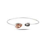 Meticulously Crafted Teardrop Open Cuff Bracelet - Everyday Chic