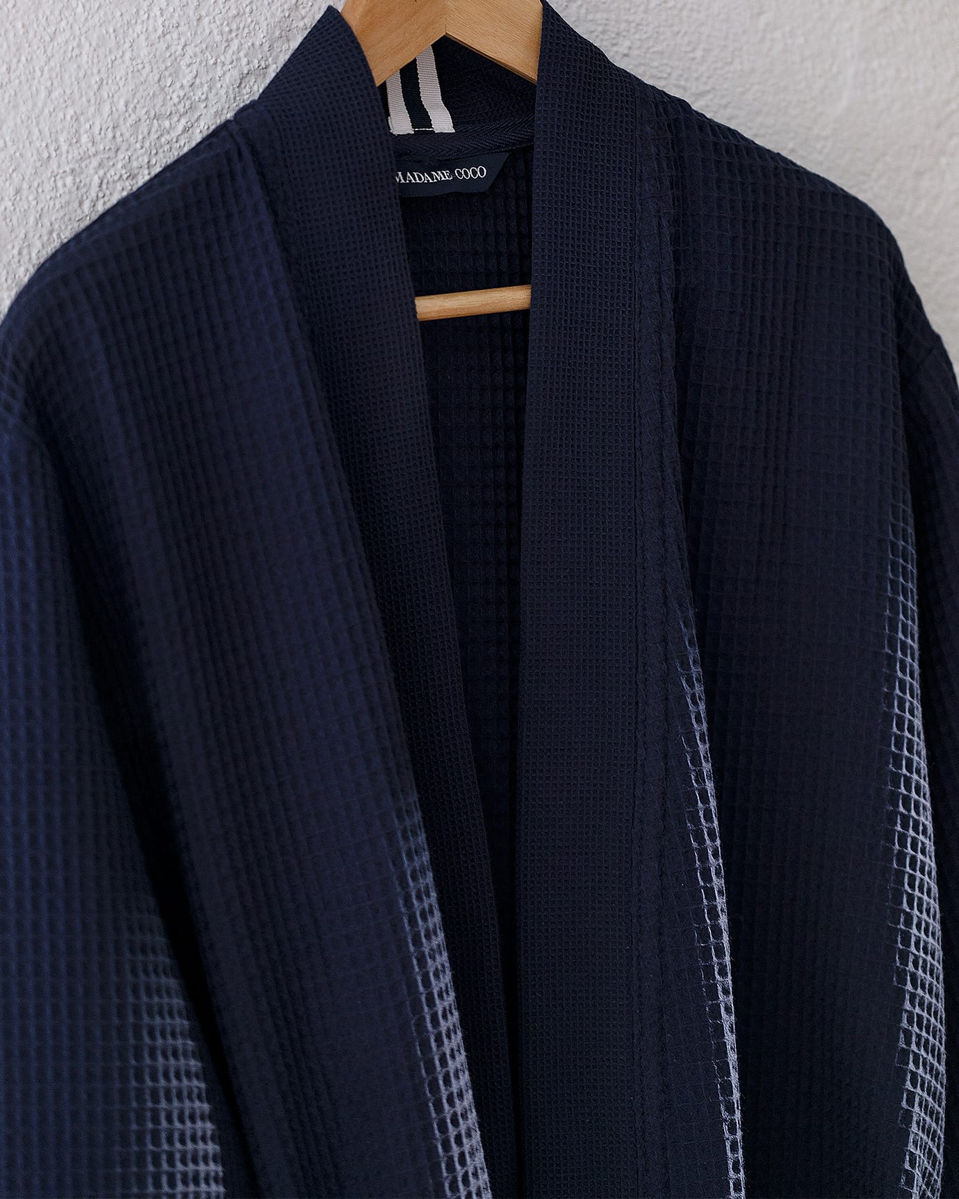 Set Accappatoio Kimono Unisex in Cotone 100% con Pantofole - Collezione Yacht