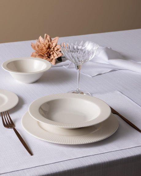 New Bone 6-Person Dinner Set - Elegant Grace Design
