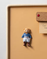 Durable Resin Decorative Magnet - Emma Bear Navy/Grey Design