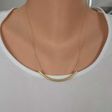 Professional Sterling Silver Tube Necklace