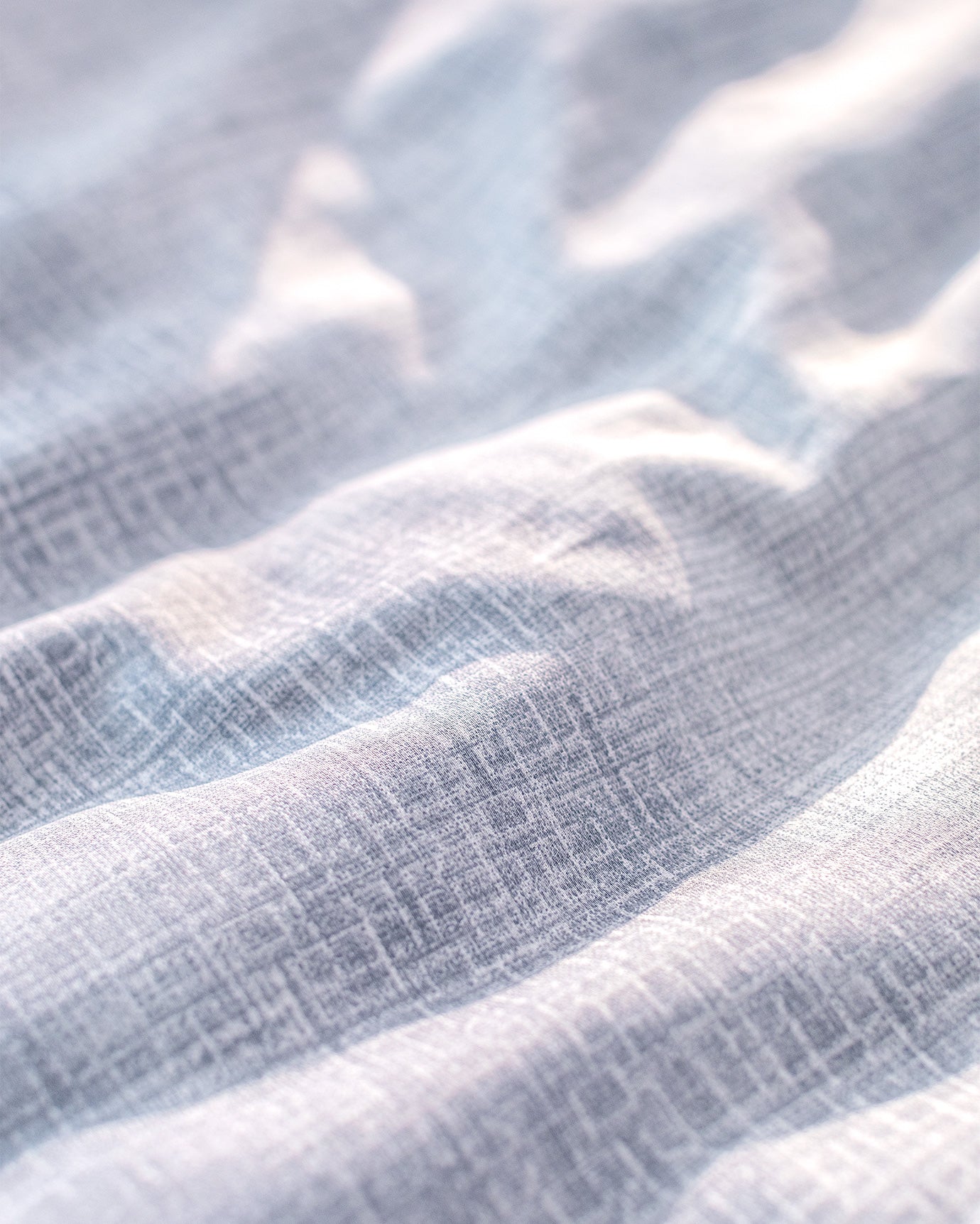 100% Cotton Double Duvet Cover Set - Crepe Print