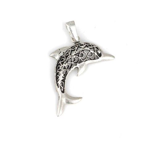 925 Sterling Silver Fish Pendant - Ocean Inspired Design