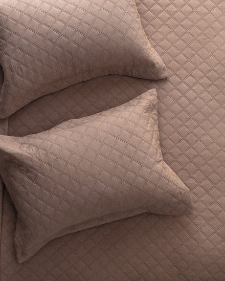 Soft Cotton Single Bedspread - Inviting Terracotta Shade
