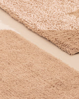 Cameo Cotton Bath Mat Set - 2 Piece Absorbent Bathroom Rugs
