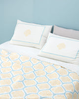 King Size Printed Pique Bedding Set
