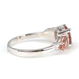 Anillo de piedra preciosa Zultanita de plata esterlina 925 premium