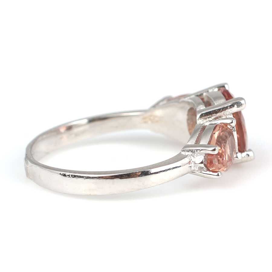 Anillo de piedra preciosa Zultanita de plata esterlina 925 premium