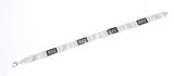 Professional 925 Sterling Silver Greek Pattern Men's Bracelet