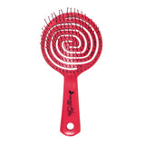 3D Flex Control Detangling Hair Brush, Dark Pink - TryAladdin