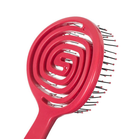 3D Flex Control Detangling Hair Brush, Dark Pink - TryAladdin
