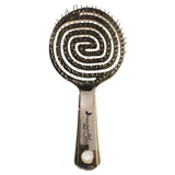 3D Flexi Detangling Hair Brush - Gold Finish - TryAladdin