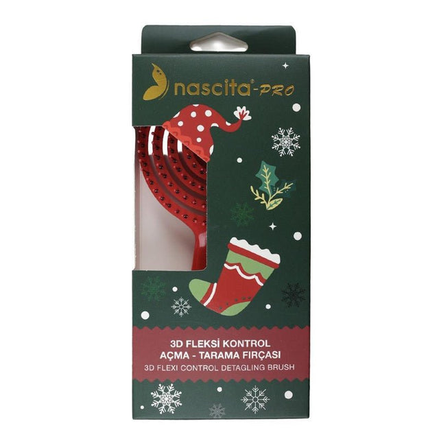3D Flexible Christmas Theme Hair Brush - TryAladdin