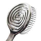 3D Flexible Detangling Hair Brush - Silver - TryAladdin