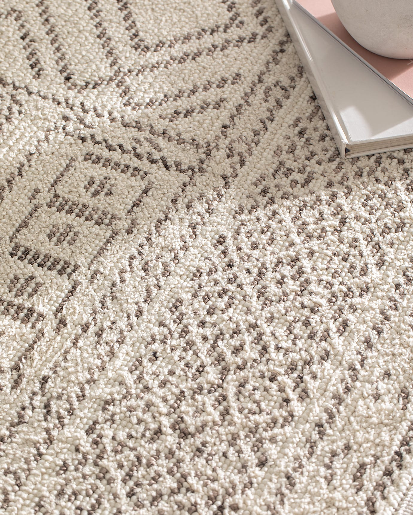 Soft Cream Area Rug for Living Room and Bedroom Decor