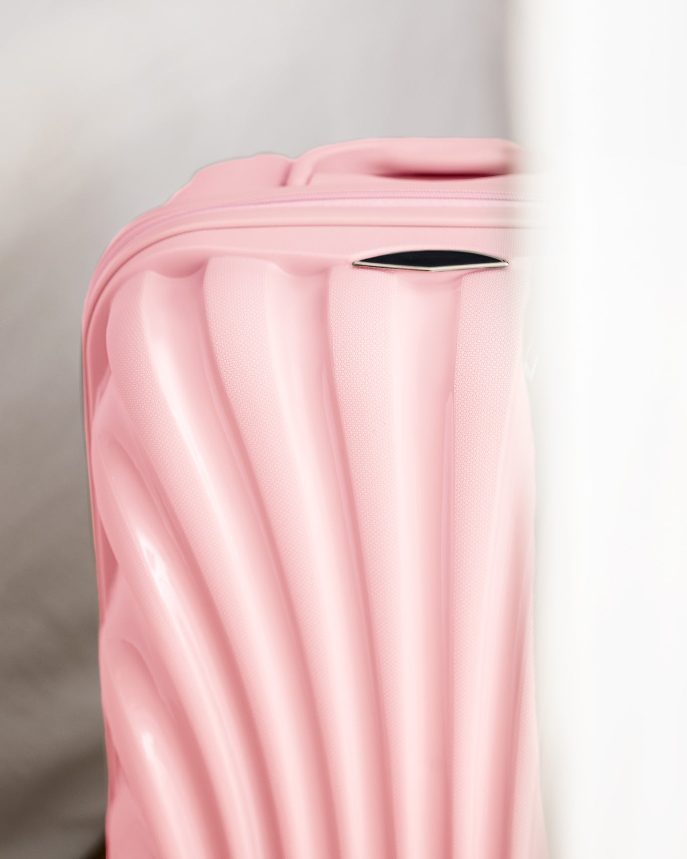 Blush Pink Cabin Size Carry-On Suitcase - Lightweight Travel Luggage